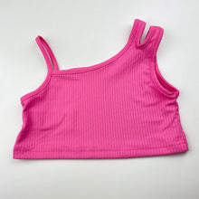 Load image into Gallery viewer, Girls SHEIN, pink stretchy cropped top, EUC, size 4,  