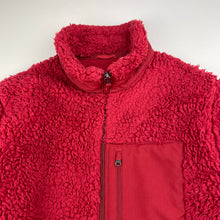 Load image into Gallery viewer, Unisex Uniqlo, red fleece zip up sweater, EUC, size 11-12,  