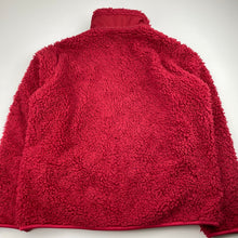 Load image into Gallery viewer, Unisex Uniqlo, red fleece zip up sweater, EUC, size 11-12,  