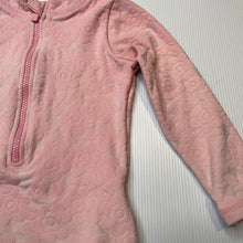 Load image into Gallery viewer, Girls Cotton On, floral long sleeve swim one-piece, fading/discolouration, FUC, size 1,  