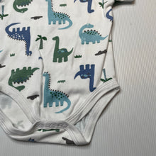 Load image into Gallery viewer, Boys Ollie's Place, cotton bodysuit / romper, dinosaurs, FUC, size 0,  