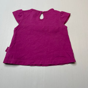 Girls Pumpkin Patch, soft feel stretchy tee / top, GUC, size 00,  