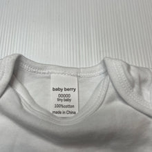 Load image into Gallery viewer, Unisex Baby Berry, soft cotton bodysuit / romper, EUC, size 00000,  