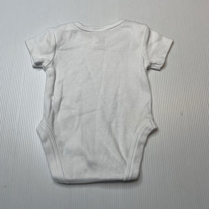 Unisex Baby Berry, soft cotton bodysuit / romper, EUC, size 00000,  