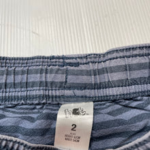 Load image into Gallery viewer, Boys H&amp;T, striped cotton shorts, elasticated, FUC, size 2,  