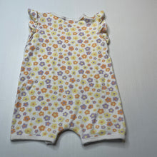 Load image into Gallery viewer, Girls Dymples, floral cotton romper, EUC, size 1,  
