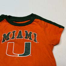 Load image into Gallery viewer, Boys Colosseum, Miami Hurricanes cotton bodysuit / romper, EUC, size 1,  