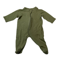 Load image into Gallery viewer, Unisex Anko, soft feel organic cotton zip coverall / romper, GUC, size 0000,  