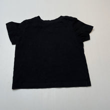 Load image into Gallery viewer, Unisex Baby Berry, black cotton tee / top, FUC, size 1,  