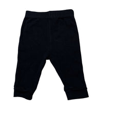 Load image into Gallery viewer, Unisex Dymples, black cotton leggings / bottoms, GUC, size 000,  