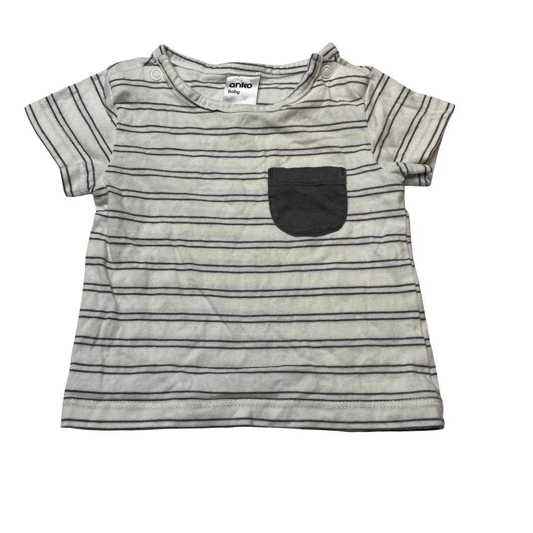 Boys Anko, soft feel cotton tee / top, GUC, size 00,  