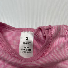 Load image into Gallery viewer, Girls Target, soft feel cotton bodysuit / romper, EUC, size 000,  