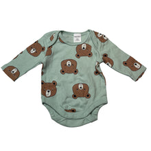 Load image into Gallery viewer, Unisex Baby Berry, cotton bodysuit / romper, bears, EUC, size 000,  