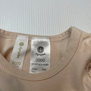 Girls Dymples, broderie trim bodysuit / romper, EUC, size 0000,  