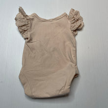 Load image into Gallery viewer, Girls Dymples, broderie trim bodysuit / romper, EUC, size 0000,  