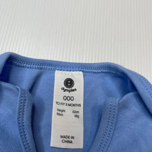 Load image into Gallery viewer, Unisex Dymples, organic cotton bodysuit / romper, farm animals, EUC, size 000,  