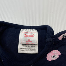 Load image into Gallery viewer, Girls Sprout, navy cotton tee / top, dogs, GUC, size 00,  