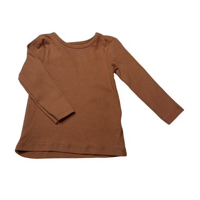 Unisex Dymples, stretchy organic cotton blend long sleeve top, EUC, size 0,  