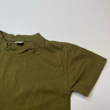 Load image into Gallery viewer, Unisex khaki, stretchy tee / top, EUC, size 1,  