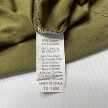 Load image into Gallery viewer, Unisex khaki, stretchy tee / top, EUC, size 1,  