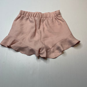 Girls RIVER ISLAND, pink lightweight shorts, elasticated, EUC, size 2-3,  