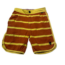 Load image into Gallery viewer, Boys Munster, striped cotton shorts, elasticated, wash fade, FUC, size 7,  