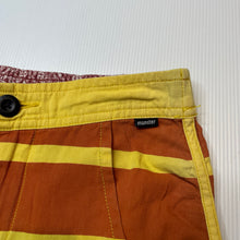 Load image into Gallery viewer, Boys Munster, striped cotton shorts, elasticated, wash fade, FUC, size 7,  