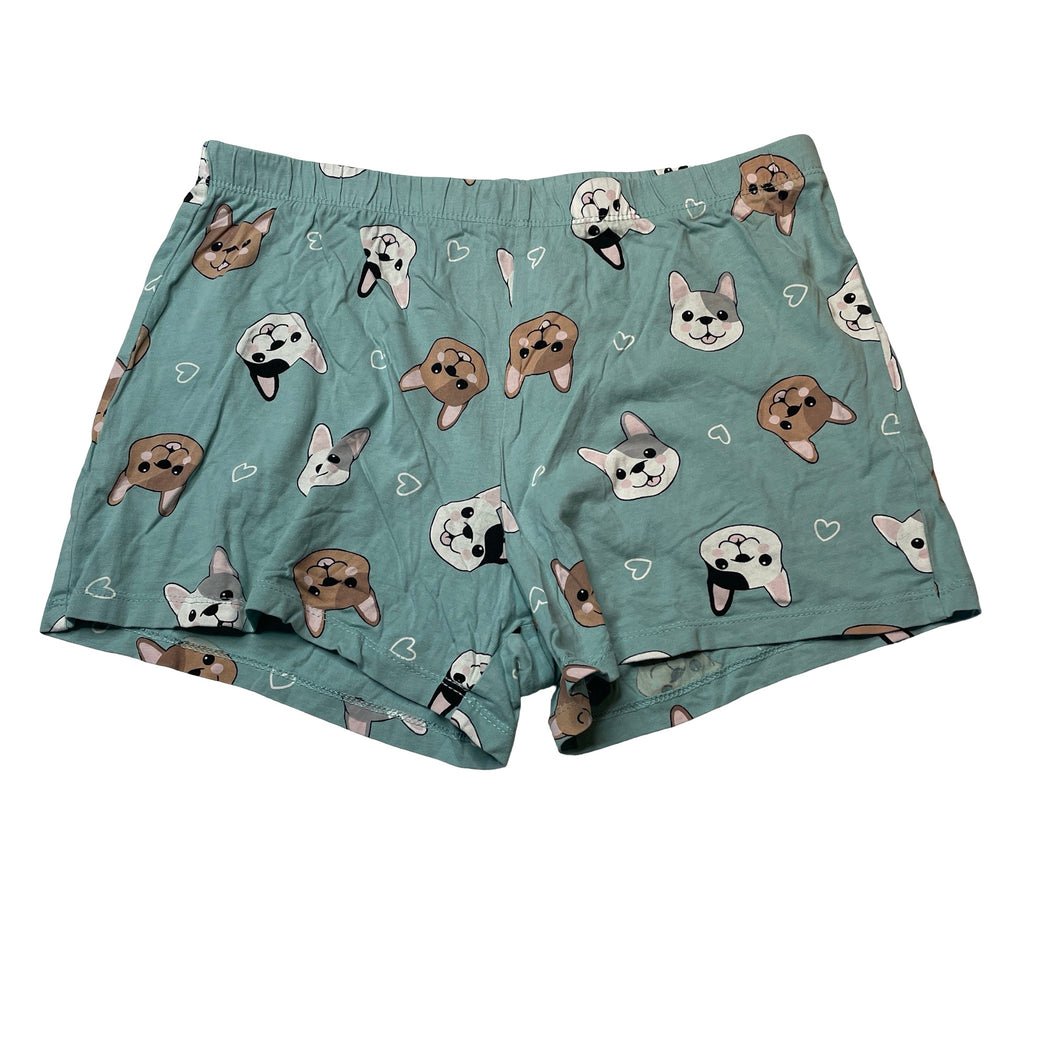 Girls Anko, cotton pyjama shorts, dogs, EUC, size 14,  