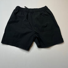 Load image into Gallery viewer, Boys Indie, black lightweight board shorts, elasticated, EUC, size 10,  