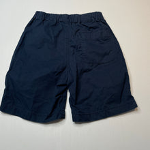 Load image into Gallery viewer, Boys Uniqlo, navy cotton shorts, elasticated, EUC, size 5-6,  