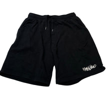 Load image into Gallery viewer, Boys Mossimo, black fleece lined shorts, elasticated, GUC, size 14,  