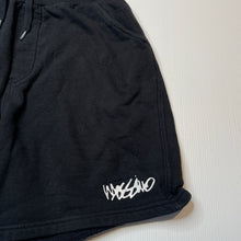 Load image into Gallery viewer, Boys Mossimo, black fleece lined shorts, elasticated, GUC, size 14,  