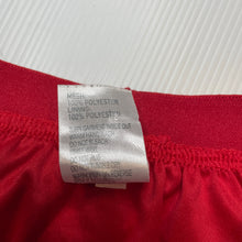 Load image into Gallery viewer, Girls Anko, lined red tulle &amp; gold glitter skirt, elasticated, L: 30cm, FUC, size 5,  