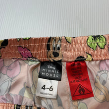 Load image into Gallery viewer, Girls Disney, Minnie Mouse lightweight pyjama shorts, EUC, size 4-6,  