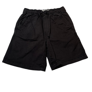 Boys Zara, black stretch cotton shorts, elasticated, GUC, size 7,  