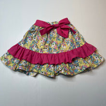 Load image into Gallery viewer, Girls Bellas Kids Creations, handmade cotton skirt, elasticated, unicorns, L: 35.5cm, EUC, size 4,  