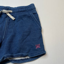Load image into Gallery viewer, Girls Munster, blue knit denim shorts, elasticated, FUC, size 7,  