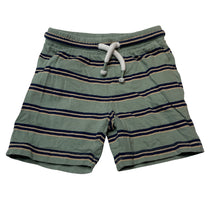 Load image into Gallery viewer, Boys KID, striped organic cotton shorts, elasticated, GUC, size 3,  