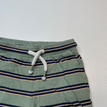 Load image into Gallery viewer, Boys KID, striped organic cotton shorts, elasticated, GUC, size 3,  
