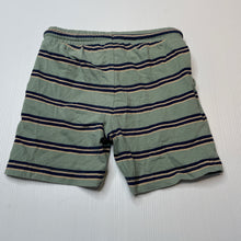 Load image into Gallery viewer, Boys KID, striped organic cotton shorts, elasticated, GUC, size 3,  