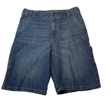 Load image into Gallery viewer, Boys Anko, blue denim shorts, adjustable, EUC, size 14,  