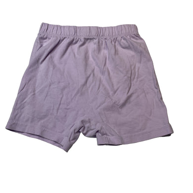 Girls H&M, lilac cotton pyjama shorts, elasticated, EUC, size 2,  