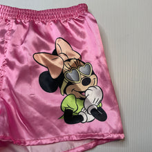 Load image into Gallery viewer, Girls Disney, Minnie Mouse lightweight pyjama shorts, elasticated, EUC, size 4-6,  