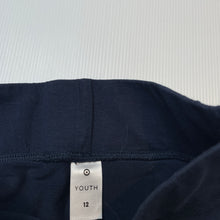 Load image into Gallery viewer, Girls Target, navy stretchy bike shorts, elasticated, GUC, size 12,  