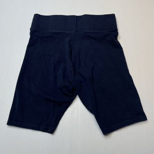 Girls Target, navy stretchy bike shorts, elasticated, GUC, size 12,  