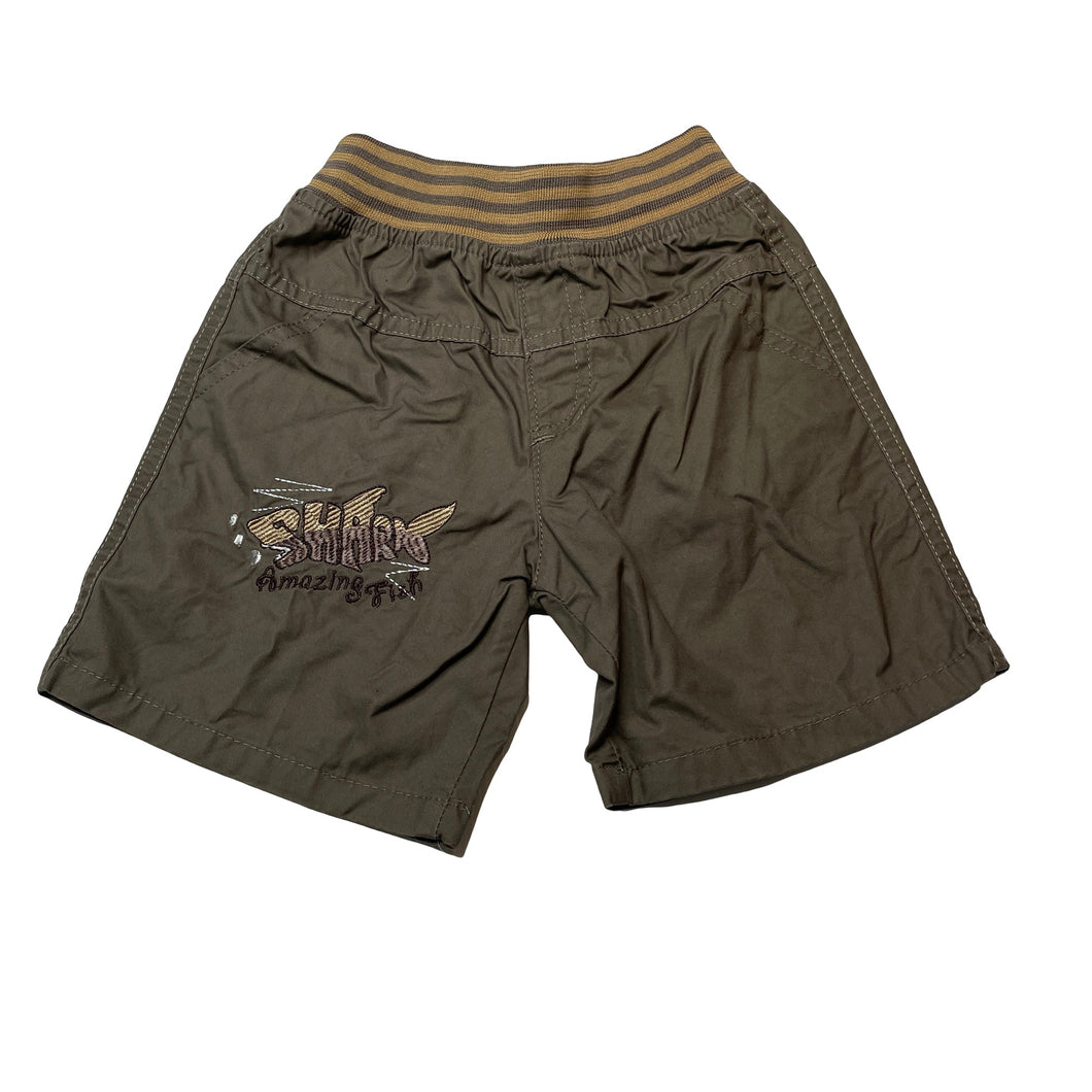 Boys FAF, lightweight shorts, elasticated, shark, EUC, size 3-4,  