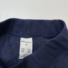 Load image into Gallery viewer, Girls Brilliant Basics, navy stretchy bike shorts, elasticated, GUC, size 6,  