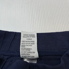 Load image into Gallery viewer, Girls Brilliant Basics, navy stretchy bike shorts, elasticated, GUC, size 6,  
