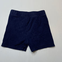 Load image into Gallery viewer, Girls Brilliant Basics, navy stretchy bike shorts, elasticated, GUC, size 6,  