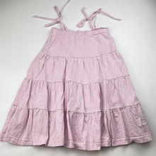 Load image into Gallery viewer, Girls Bardot Junior, pink cotton casual summer dress, FUC, size 4, L: 54cm